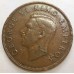 NEW ZEALAND 1943 . ONE 1 PENNY . ERROR . PLANCHET FLAWS